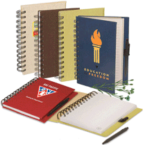 Eco Spiral Notebooks Journals