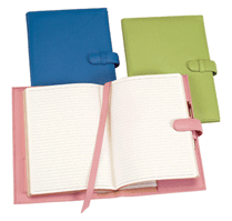 Napa Leather Lined Notebook Journals