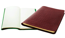 Reptile Leather Lined Notebooks Journals